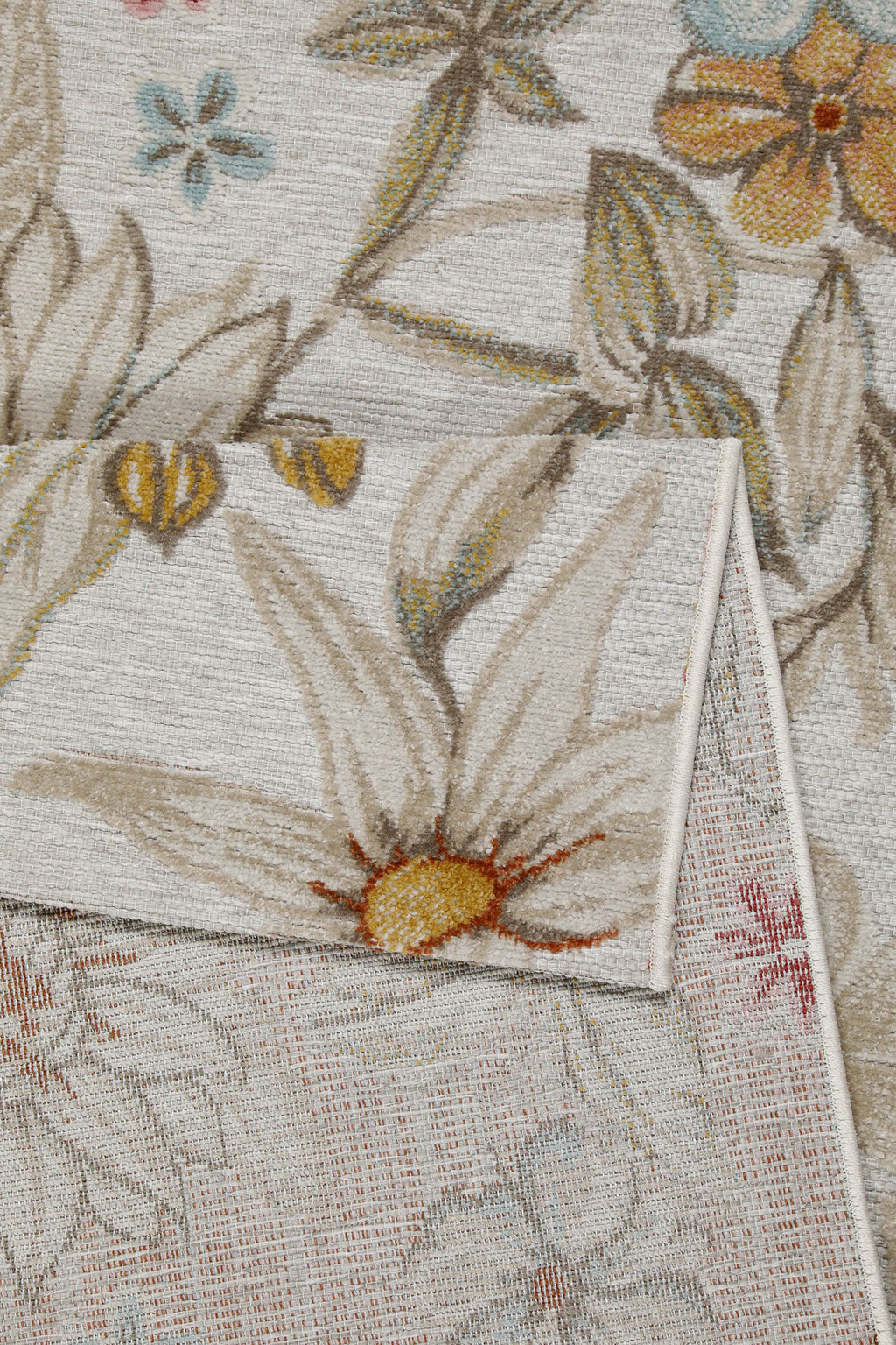 In & Outdoorteppich Beige "Abloom" WECONhome