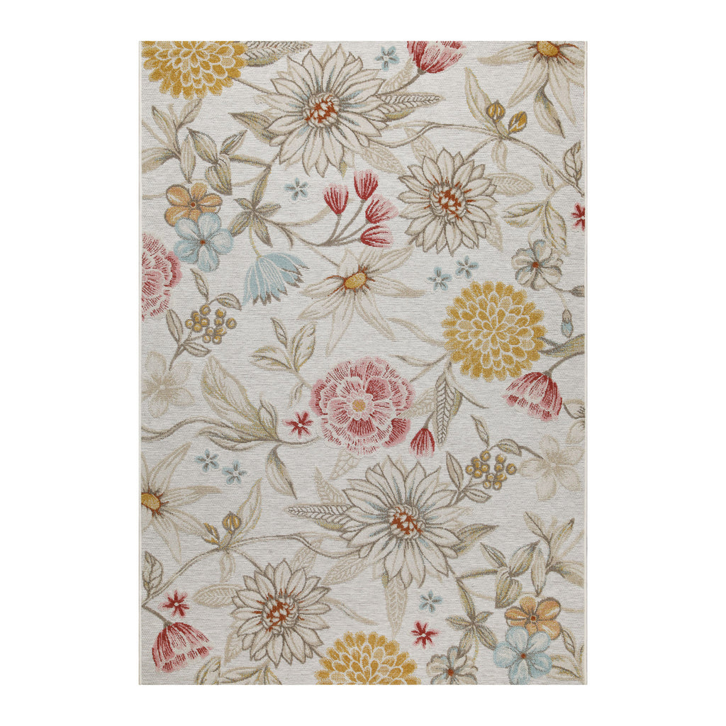 In & Outdoorteppich Beige "Abloom" WECONhome