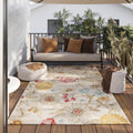 In & Outdoorteppich Beige "Abloom" WECONhome