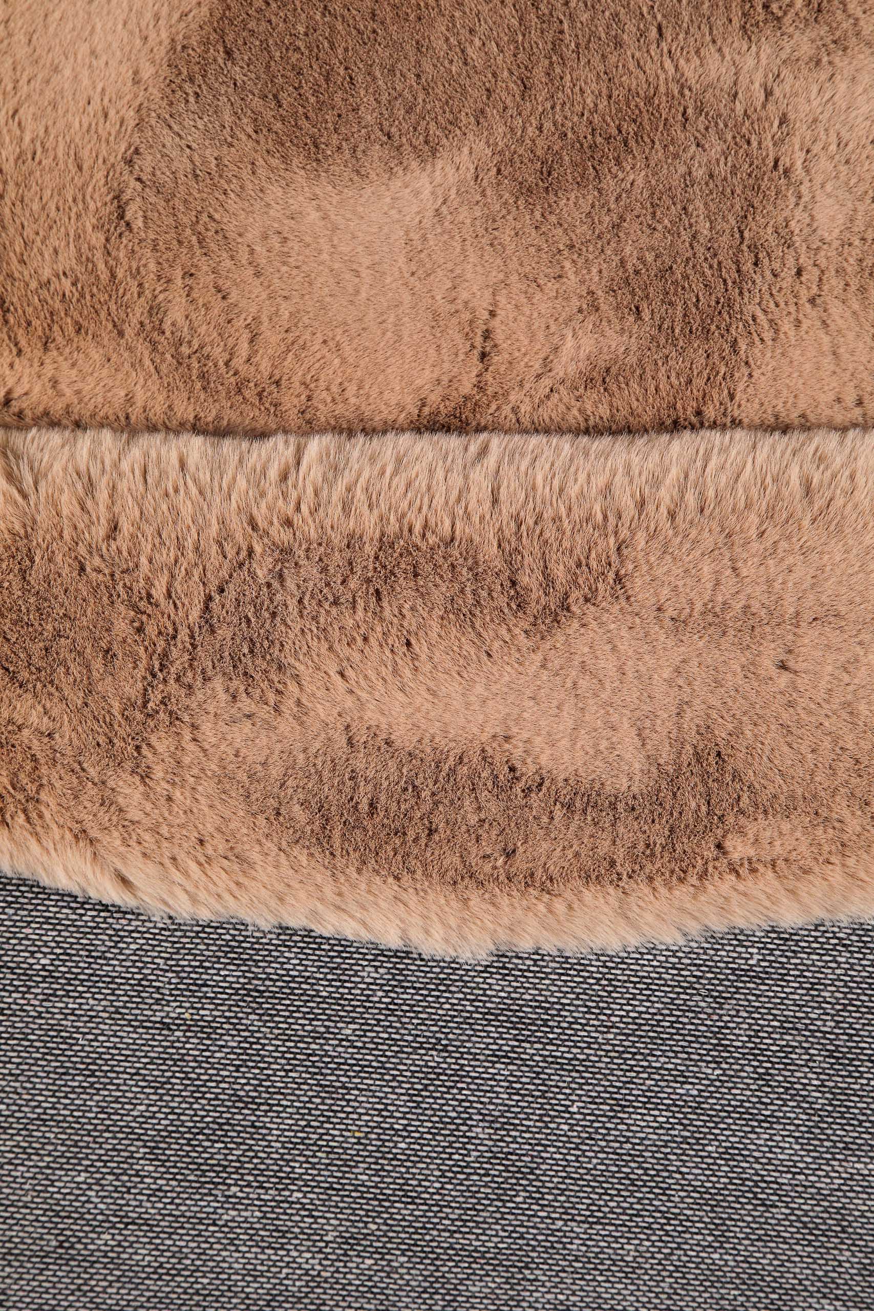 Esprit Teppich Rund Puder Rosa und sehr flauschig Hochflor "Alice"