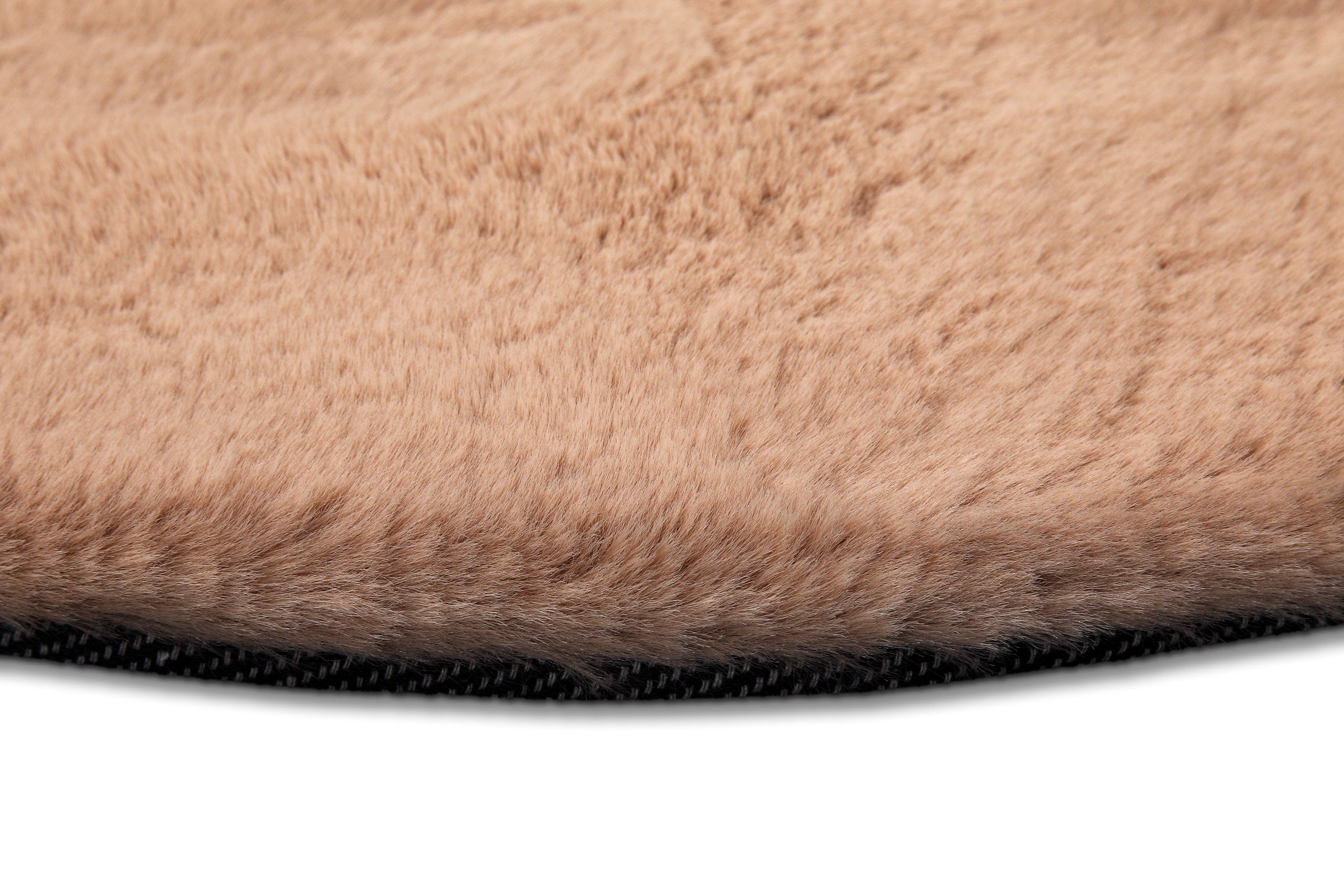 Esprit Teppich Rund Puder Rosa und sehr flauschig Hochflor "Alice"