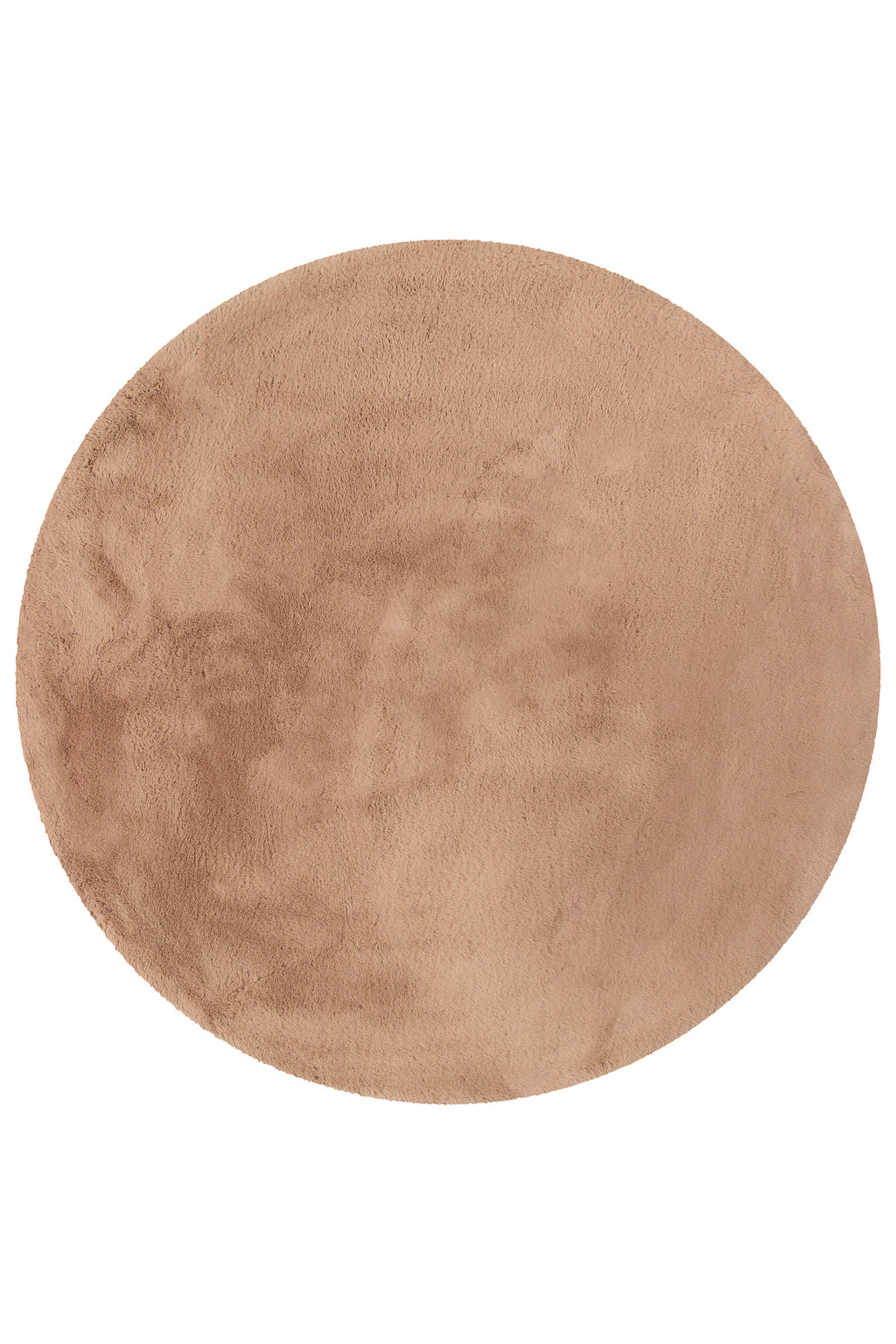 Esprit Teppich Rund Puder Rosa und sehr flauschig Hochflor "Alice"