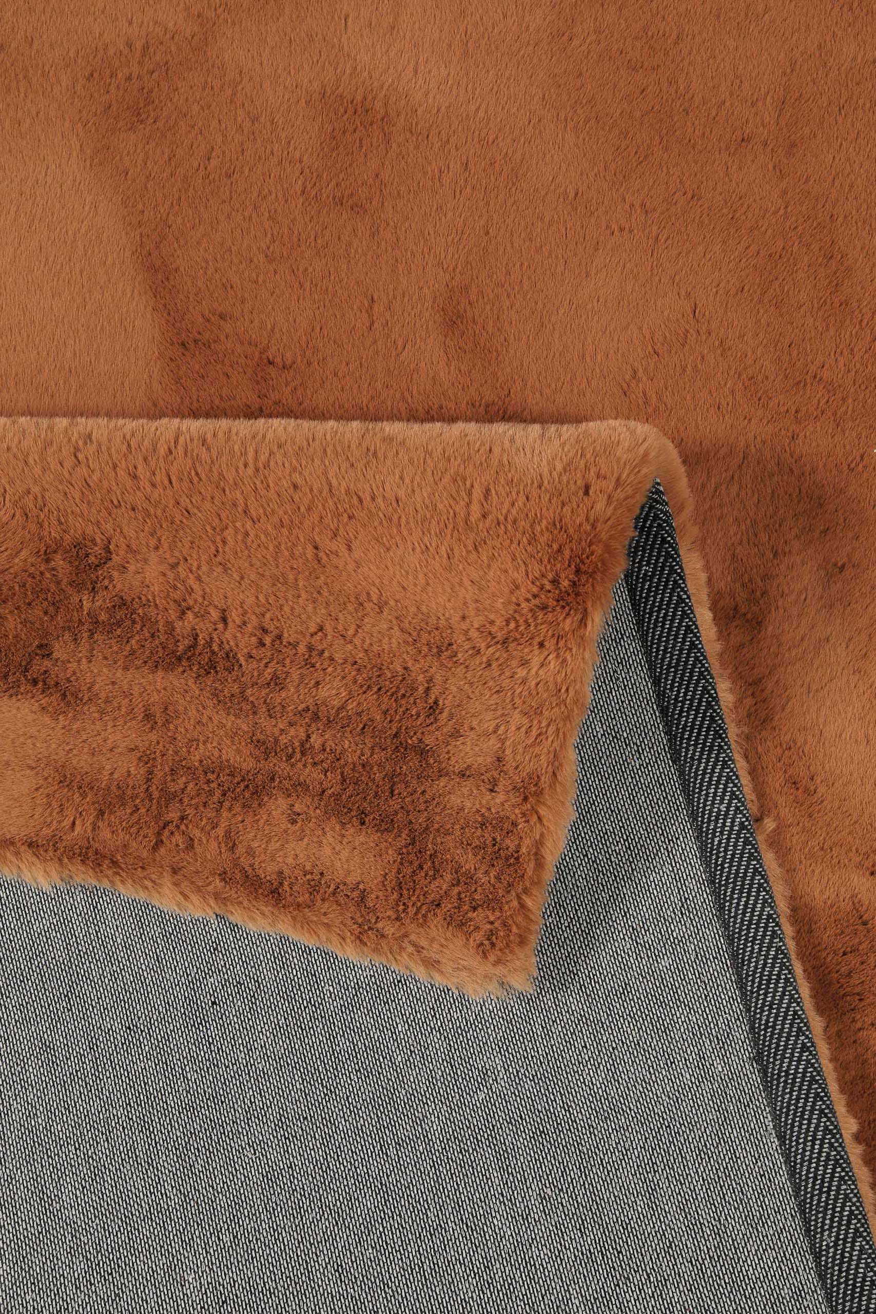 Esprit Teppich Kupfer Rot und sehr flauschig Hochflor "Alice"