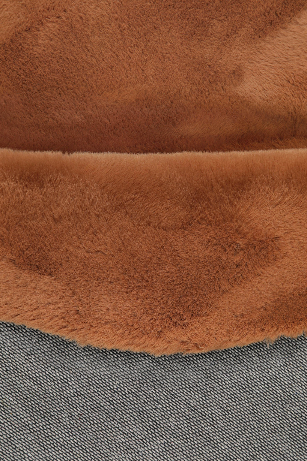 Esprit Teppich Rund Kupfer Rot und sehr flauschig Hochflor "Alice"