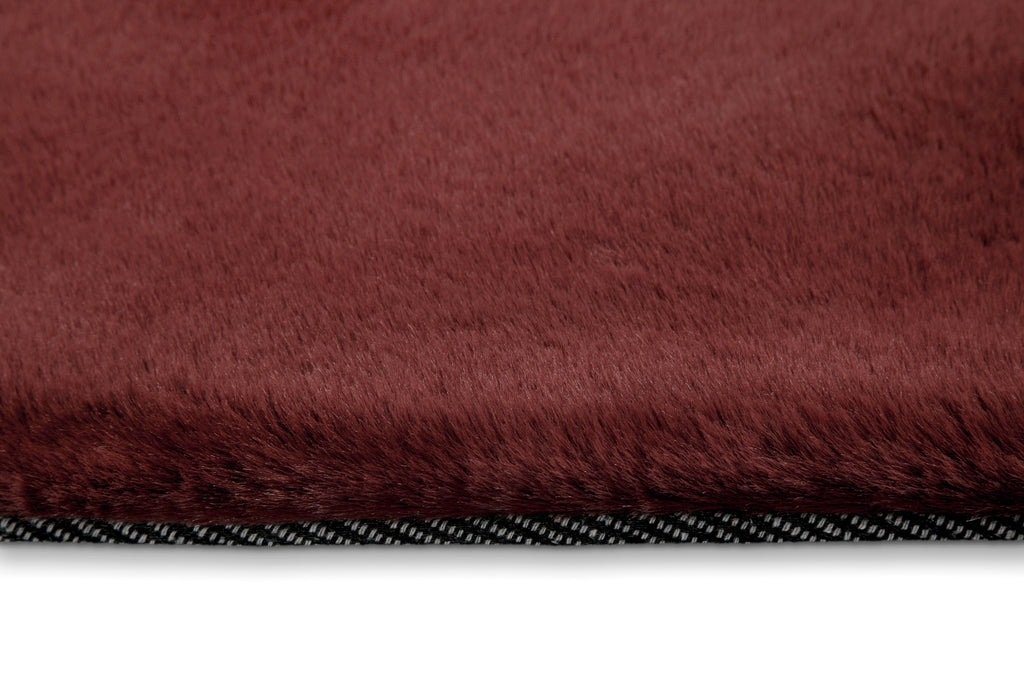 Esprit Teppich Bordeaux Rot und sehr flauschig Hochflor "Alice"