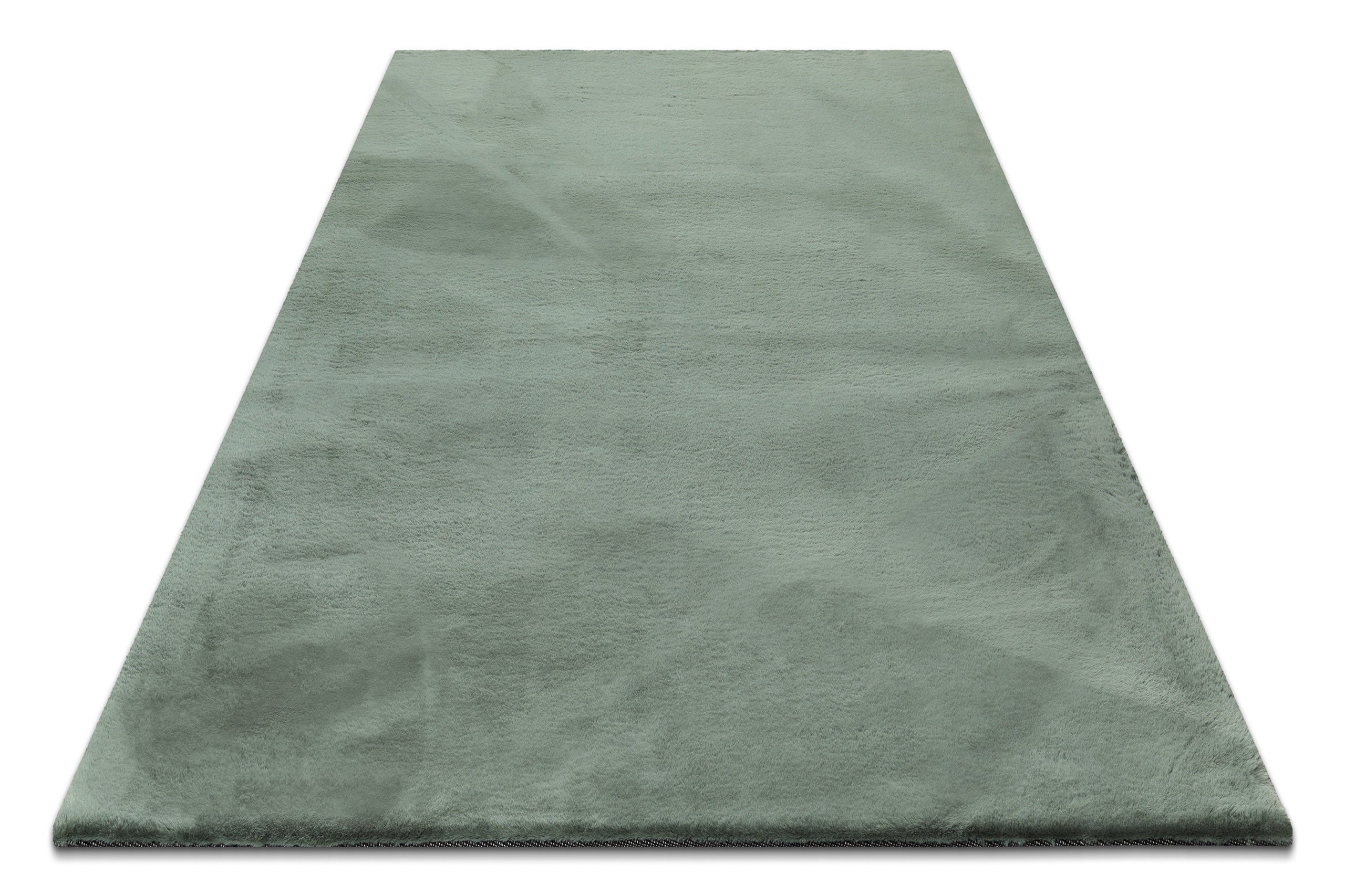 Esprit Teppich Salbei Grün und sehr flauschig Hochflor "Alice"