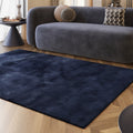 Esprit Kunstfell Teppich Dunkelblau und sehr flauschig Hochflor "Alice"