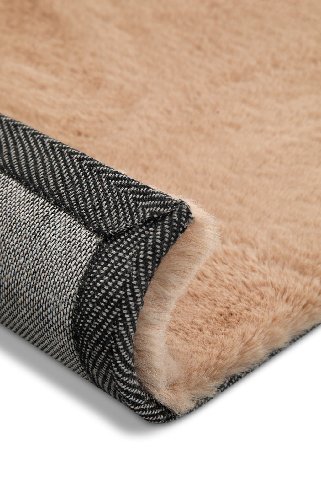 Kunstfell Teppich Apricot flauschig und weich "Anna" WECONhome Basics