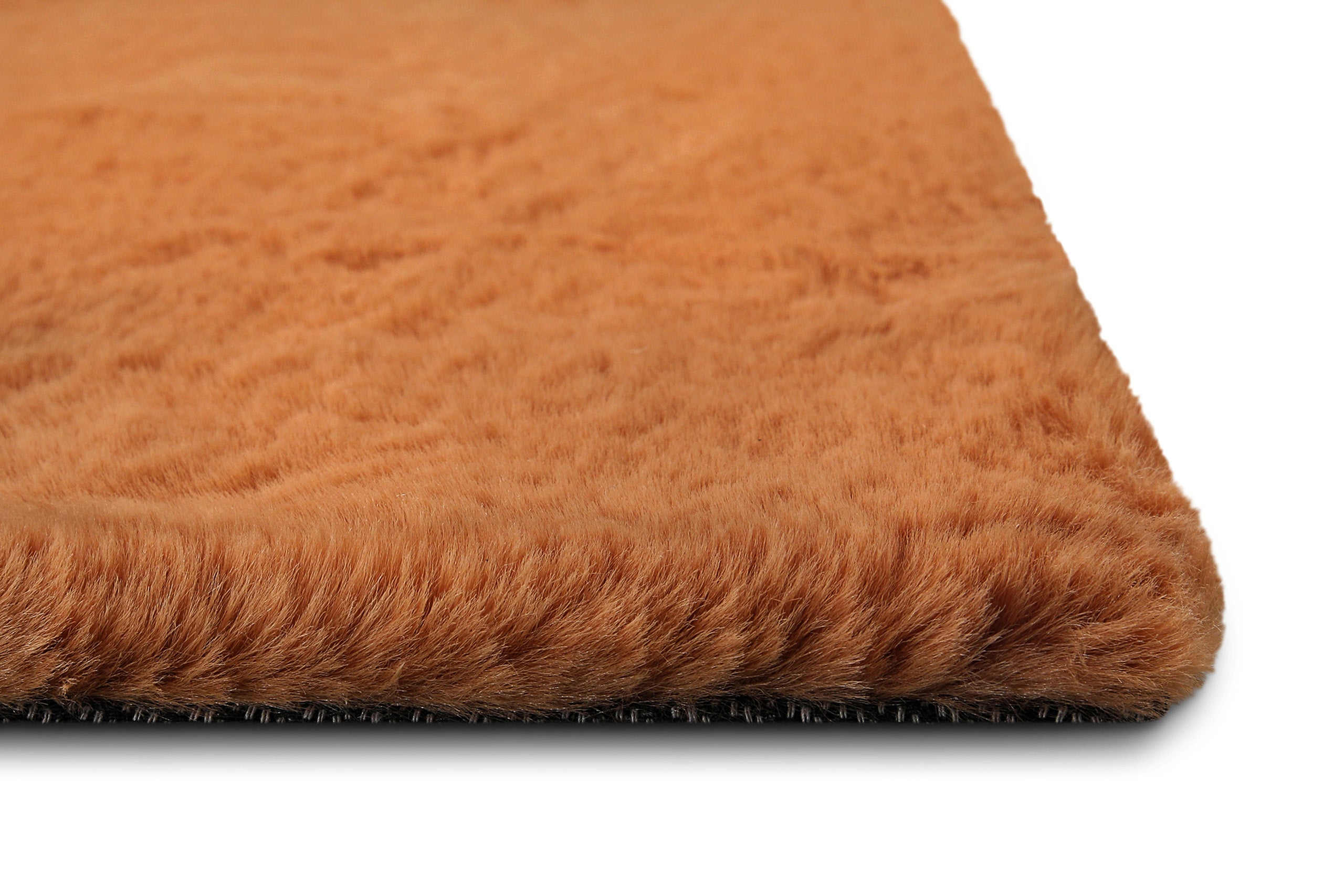 Kunstfell Teppich Terracotta flauschig und weich "Anna" WECONhome Basics
