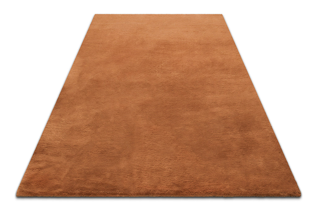 Kunstfell Teppich Terracotta flauschig und weich "Anna" WECONhome Basics