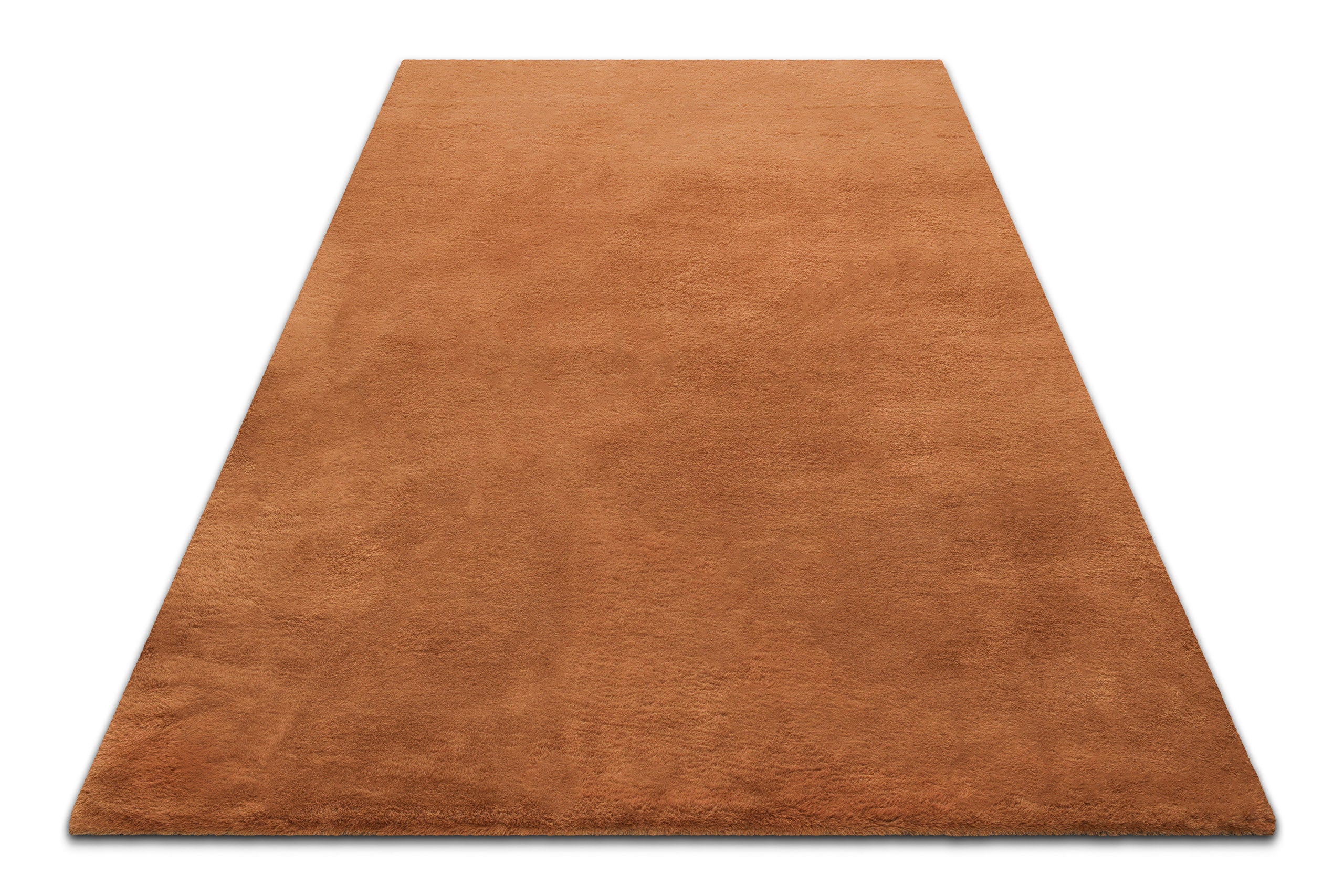 Kunstfell Teppich Terracotta flauschig und weich "Anna" WECONhome Basics