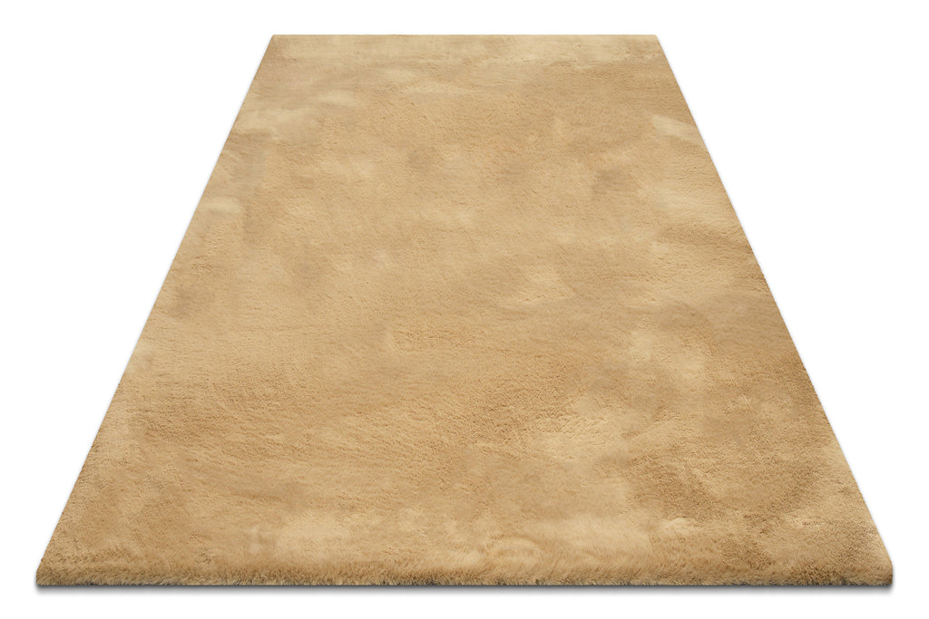 Kunstfell Teppich Sand flauschig und weich "Anna" WECONhome Basics