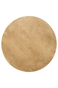 Kunstfell Teppich Rund Sand flauschig und weich "Anna" WECONhome Basics