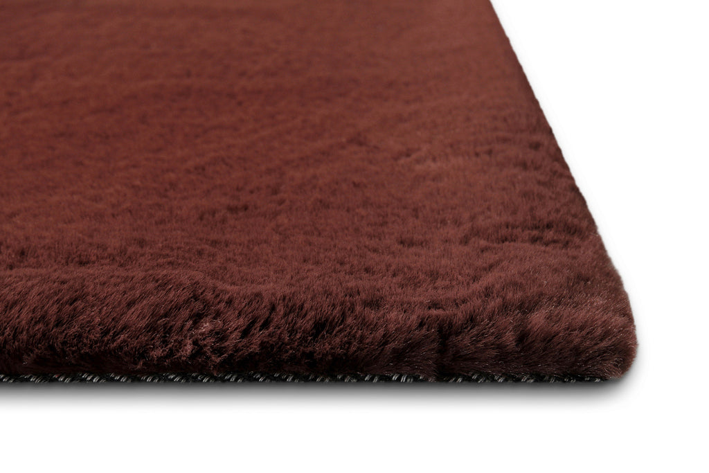 Kunstfell Teppich Bordeaux flauschig und weich "Anna" WECONhome Basics