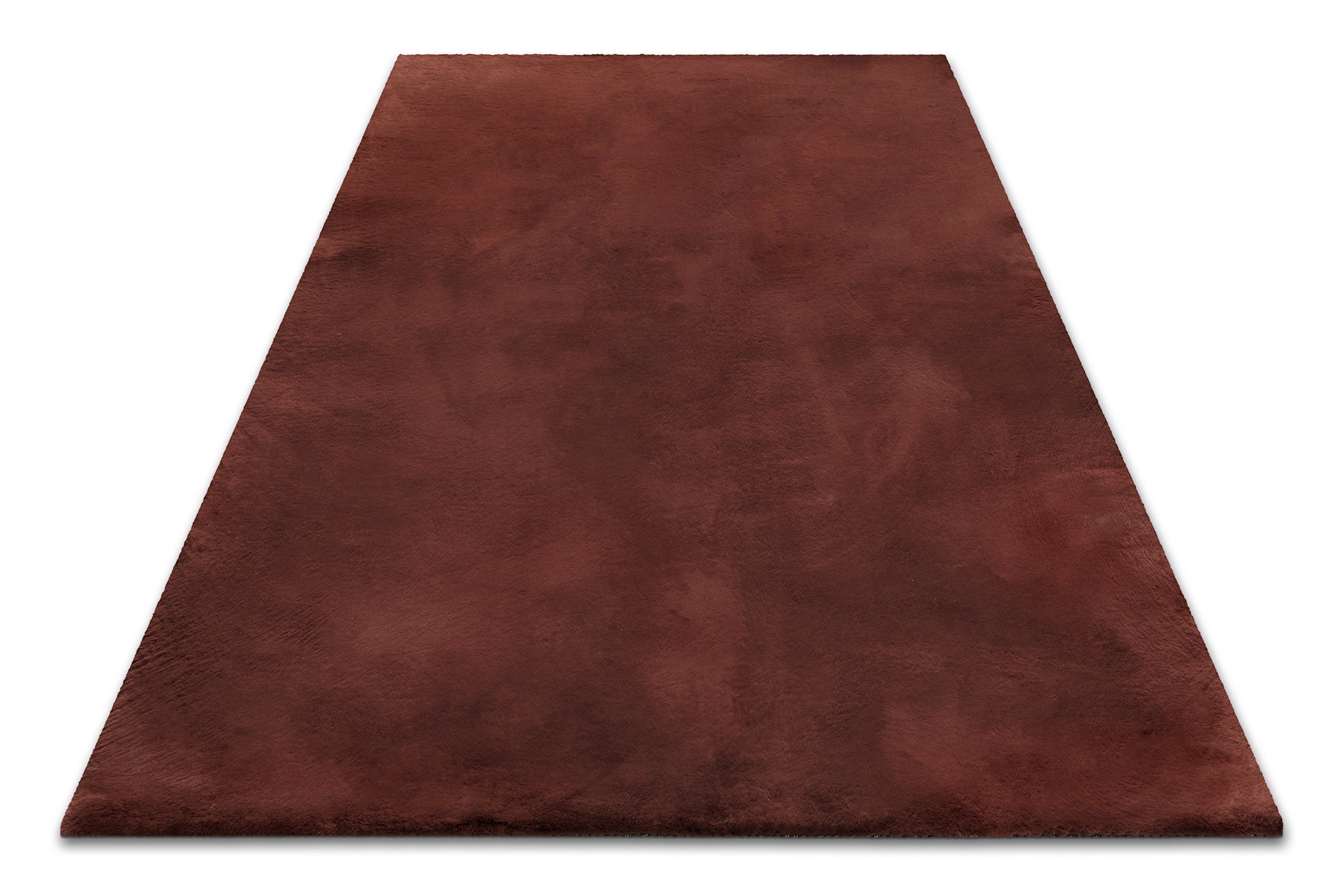 Kunstfell Teppich Bordeaux flauschig und weich "Anna" WECONhome Basics