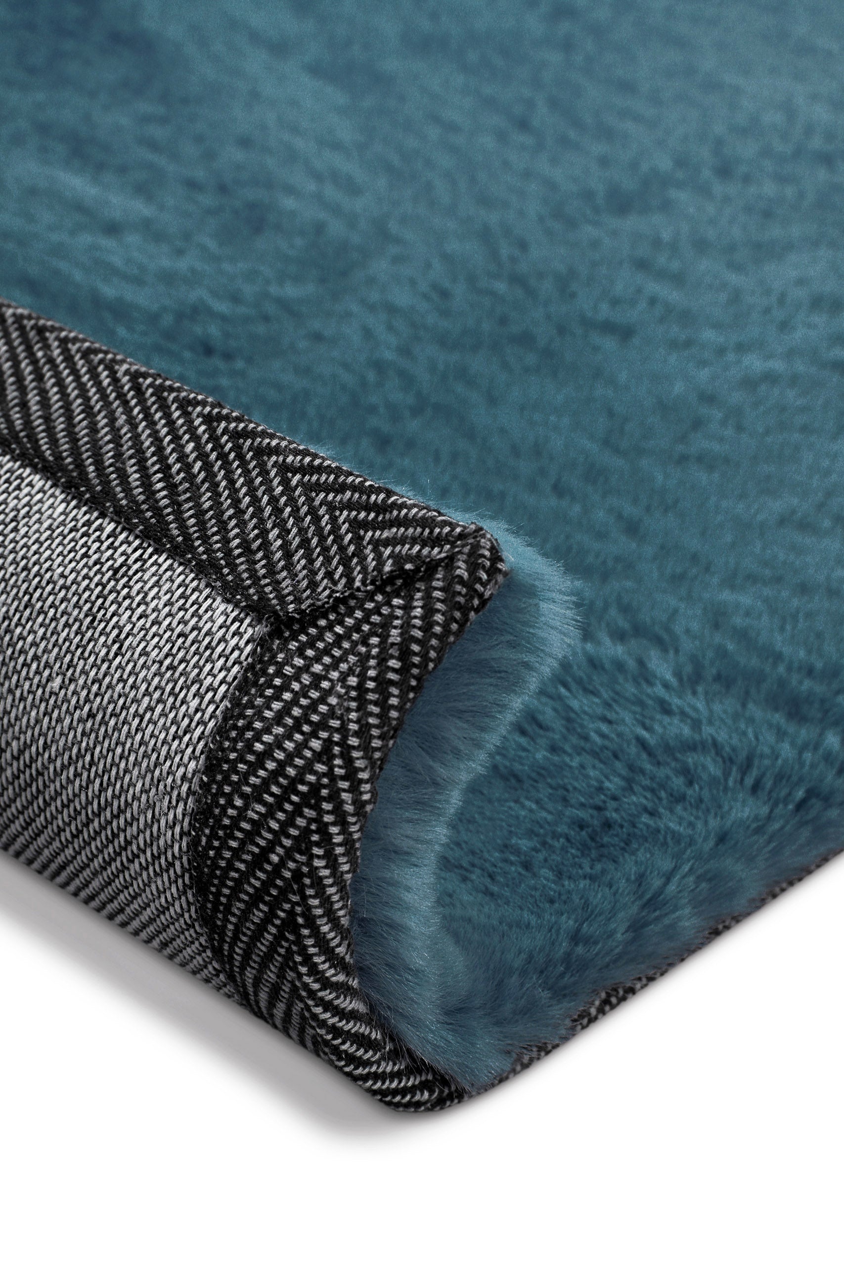 Kunstfell Teppich Petrol flauschig und weich "Anna" WECONhome Basics