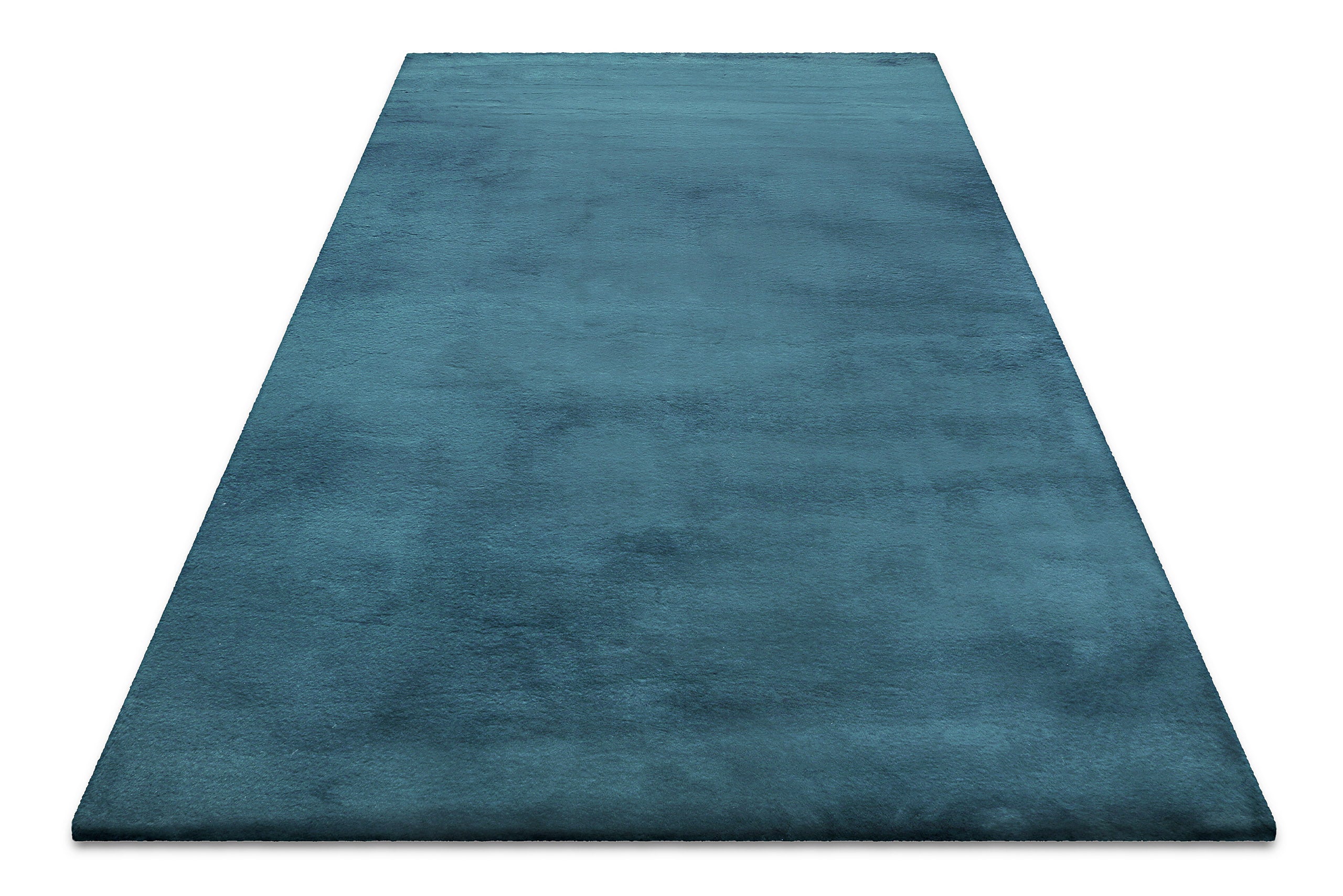 Kunstfell Teppich Petrol flauschig und weich "Anna" WECONhome Basics