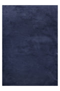 Kunstfell Teppich Dunkelblau flauschig und weich "Anna" WECONhome Basics