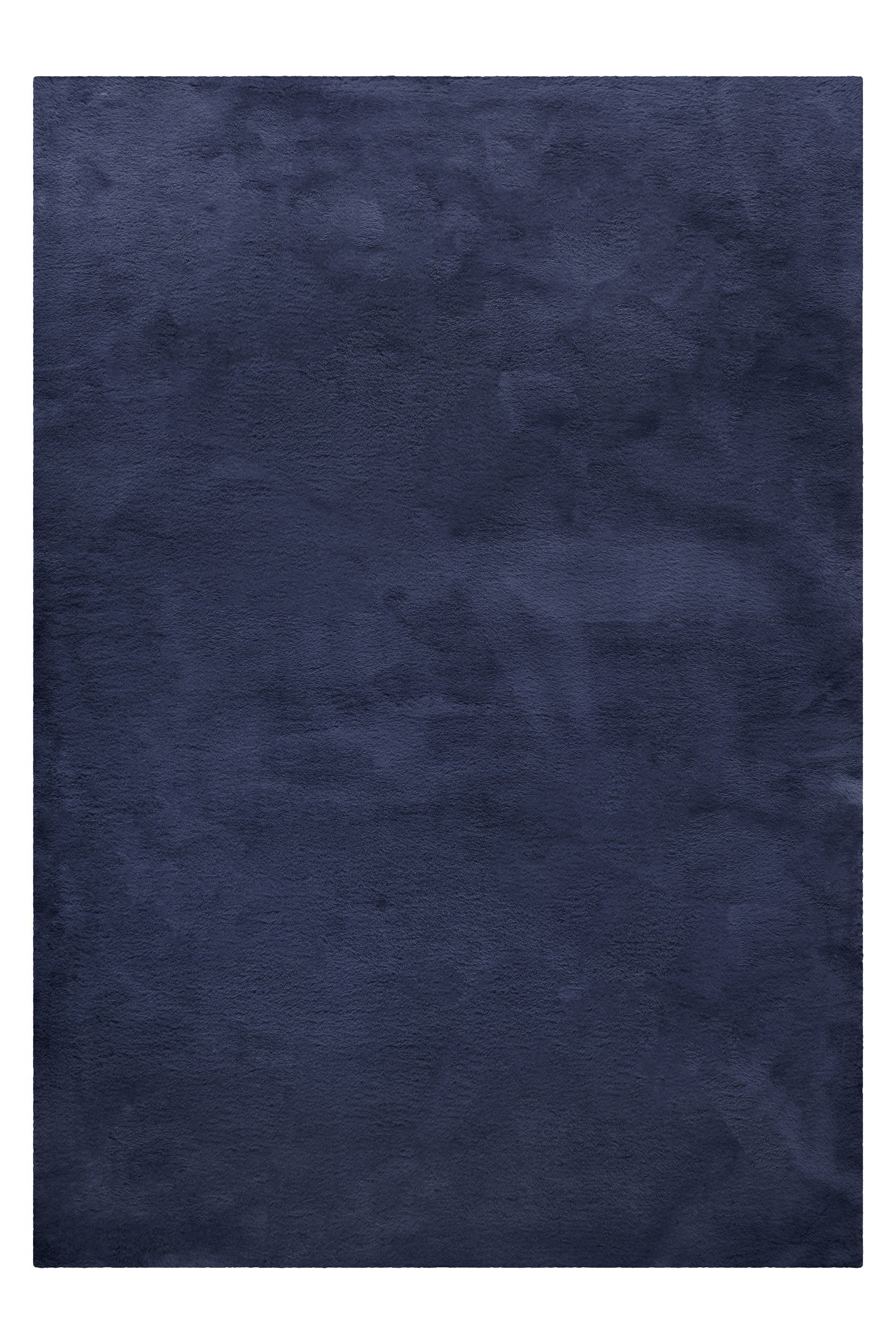 Kunstfell Teppich Dunkelblau flauschig und weich "Anna" WECONhome Basics