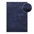 Kunstfell Teppich Dunkelblau flauschig und weich "Anna" WECONhome Basics