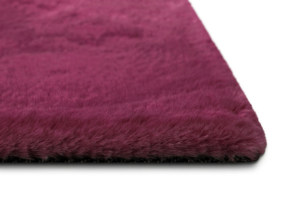 Kunstfell Teppich Violett flauschig und weich "Anna" WECONhome Basics