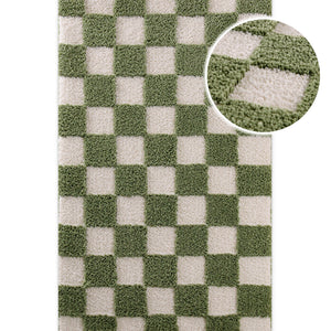 {"class" => "product-thumbnails__image", "alt" => "Badteppich von BathKing by WECONhome Bobbi Grün rechteckig, Draufsicht mit Schachbrettmuster und Detailausschnitt der Florstruktur auf hellem Hintergrund"}