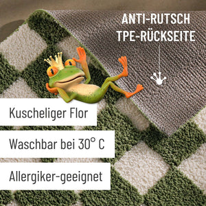 {"class" => "product-thumbnails__image", "alt" => "Badteppich von BathKing by WECONhome Bobbi Grün Detail mit angehobener Ecke, Hinweisgrafik zu rutschhemmender Rückseite und Waschbarkeit"}