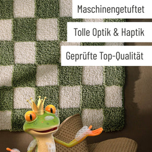 {"class" => "product-thumbnails__image", "alt" => "Badteppich von BathKing by WECONhome Bobbi Grün Detail der Teppichkante mit Hinweisen zu maschinengetufteter Verarbeitung"}
