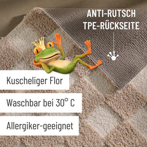 {"class" => "product-thumbnails__image", "alt" => "Badteppich von BathKing by WECONhome Bobbi Beige Detail mit angehobener Ecke, Hinweisgrafik zu rutschhemmender Rückseite und Waschbarkeit"}
