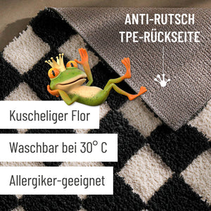 {"class" => "product-thumbnails__image", "alt" => "Badteppich von BathKing by WECONhome Bobbi Anthrazit Grau Detail mit angehobener Ecke, Hinweisgrafik zu rutschhemmender Rückseite und Waschbarkeit"}