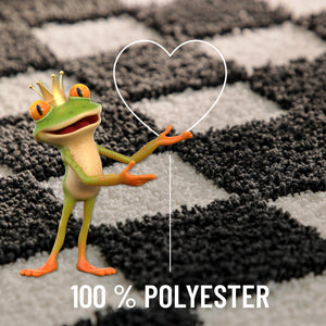 {"class" => "product-thumbnails__image", "alt" => "Badteppich von BathKing by WECONhome Bobbi Anthrazit Grau Detailaufnahme Flor mit Einblendung Materialangabe 100 Prozent Polyester"}