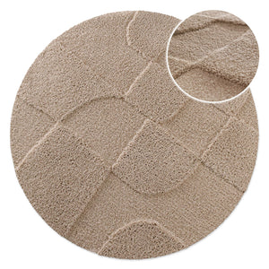 {"class" => "product-thumbnails__image", "alt" => "Badteppich von BathKing by WECONhome Davie Sand Beige rund, Draufsicht mit Detailkreis der Florstruktur und eingeprägtem Linienmuster auf hellem Hintergrund"}