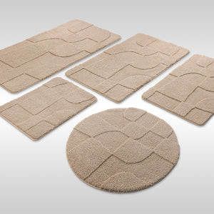 {"class" => "product-thumbnails__image", "alt" => "Badteppich von BathKing by WECONhome Davie Sand Beige Set aus rechteckigen und runden Badmatten, mehrere Größen auf hellem Hintergrund angeordnet"}