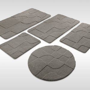 {"class" => "product-thumbnails__image", "alt" => "Badteppich von BathKing by WECONhome Davie Basalt Grau Set aus rechteckigen und runden Badmatten, mehrere Größen auf hellem Hintergrund angeordnet"}