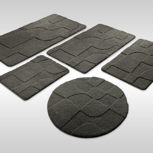 {"class" => "product-thumbnails__image", "alt" => "Badteppich von BathKing by WECONhome Davie Anthrazit Grau Set aus rechteckigen und runden Badmatten, mehrere Größen auf hellem Hintergrund angeordnet"}