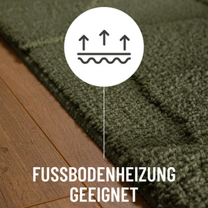 {"class" => "product-thumbnails__image", "alt" => "Badteppich von BathKing by WECONhome Davie Kiefer Grün Detail auf Holzfußboden mit Symbol für Fußbodenheizung, Nahaufnahme von Flor und Teppichkante"}