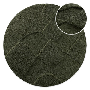 {"class" => "product-thumbnails__image", "alt" => "Badteppich von BathKing by WECONhome Davie Kiefer Grün rund, Draufsicht mit Detailkreis der Florstruktur und eingeprägtem Linienmuster auf hellem Hintergrund"}