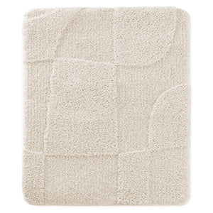 {"class" => "product-thumbnails__image", "alt" => "Badteppich von BathKing by WECONhome Davie Creme Weiß rechteckig 55x65 cm, Draufsicht auf Matte mit eingeprägtem Linienmuster auf hellem Hintergrund"}