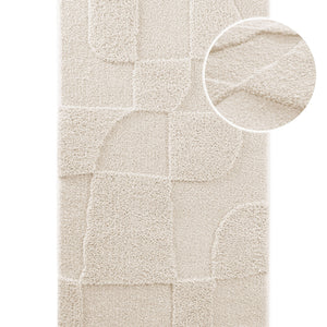 {"class" => "product-thumbnails__image", "alt" => "Badteppich von BathKing by WECONhome Davie Creme Weiß, Draufsicht mit Detailkreis der Florstruktur und eingeprägtem Muster auf weißem Hintergrund"}
