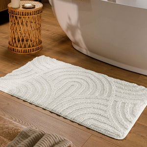 {"class" => "product-thumbnails__image", "alt" => "Badteppich von BathKing by WECONhome Fiete Weiß rechteckig im Badezimmer vor Badewanne auf Holzboden liegend, Strukturmuster im Flor sichtbar"}