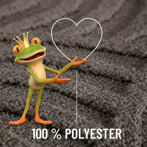{"class" => "product-thumbnails__image", "alt" => "Badteppich von BathKing by WECONhome Fiete Basalt Grau Detailaufnahme Flor mit Einblendung Materialhinweis 100 Prozent Polyester"}