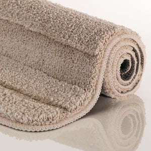 {"class" => "product-thumbnails__image", "alt" => "Badteppich von BathKing by WECONhome Marc Sand Beige zwei rechteckige Matten übereinander gelegt, Draufsicht mit geometrischem Reliefmuster"}