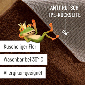 {"class" => "product-thumbnails__image", "alt" => "Badteppich von BathKing by WECONhome Marc Braun Detailaufnahme Flor auf Holzfußboden, eingeblendete Hinweise zu rutschhemmender Rückseite und Waschbarkeit"}