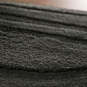 {"class" => "product-thumbnails__image", "alt" => "Badteppich von BathKing by WECONhome Marc Anthrazit Grau Nahaufnahme der Florstruktur, Linienrelief im dichten Teppichflor sichtbar"}