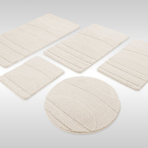{"class" => "product-thumbnails__image", "alt" => "Badteppich von BathKing by WECONhome Marc Creme Weiß Set aus rechteckigen und runden Badmatten, mehrere Größen auf hellem Hintergrund angeordnet"}