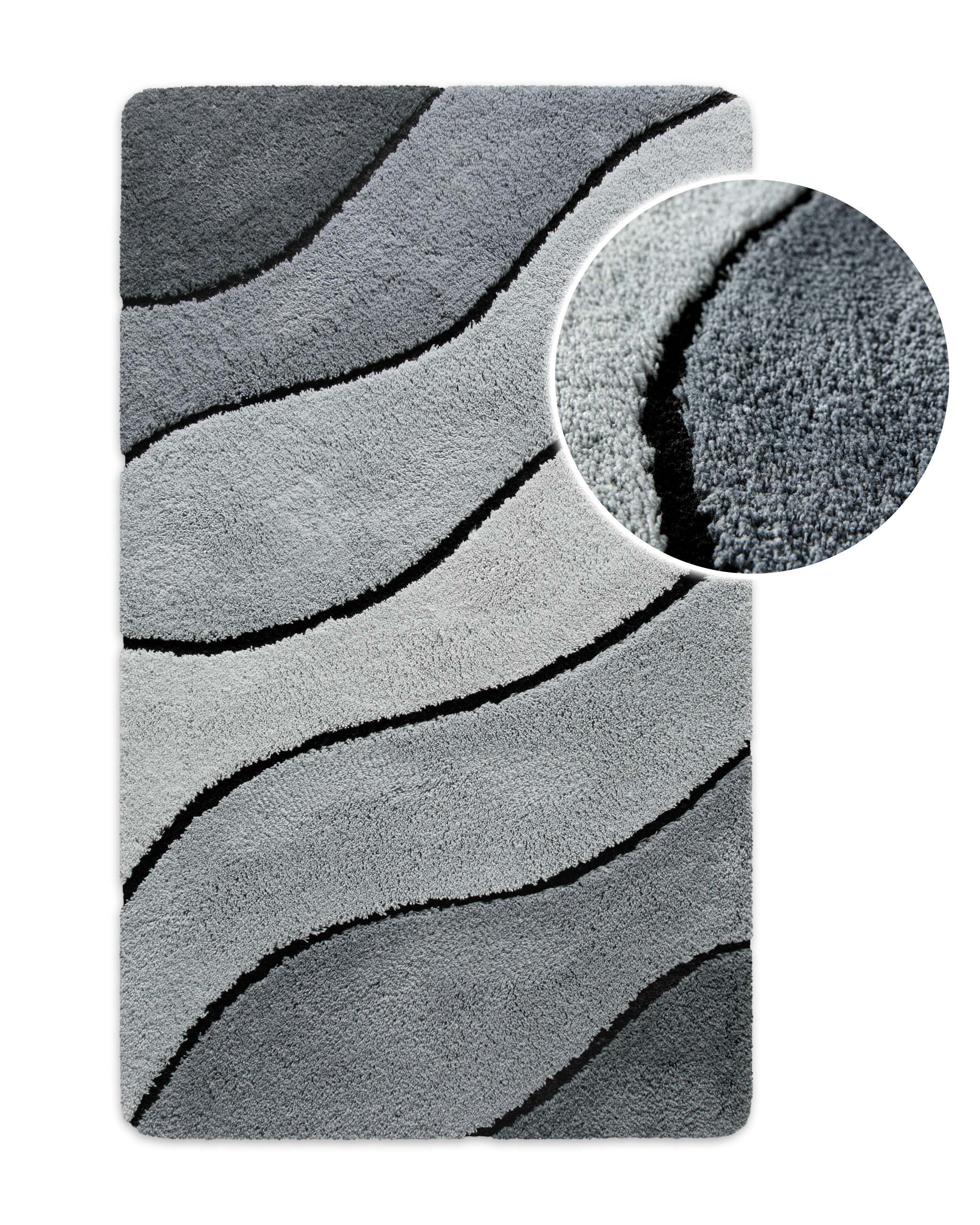 Badteppich Grau Multi "Monte Cavo" Homie Living