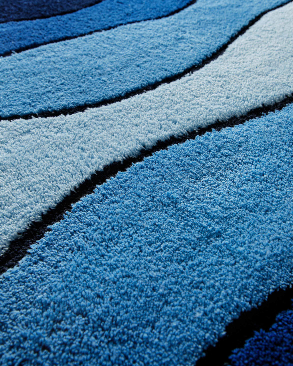 Badteppich Blau Multi "Monte Cavo" Homie Living