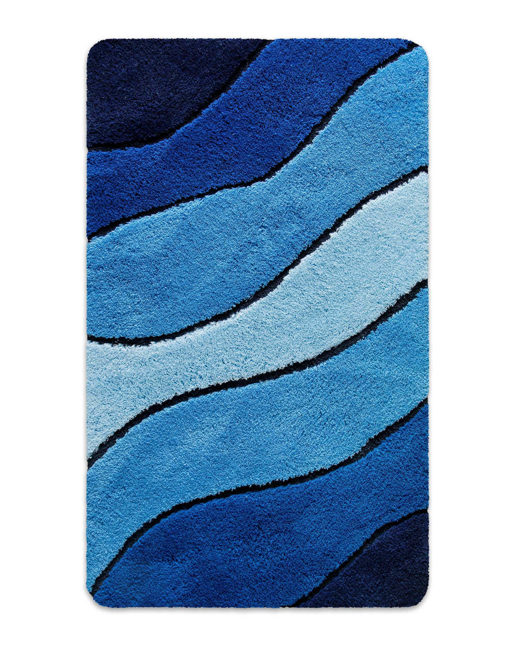 Badteppich Blau Multi "Monte Cavo" Homie Living