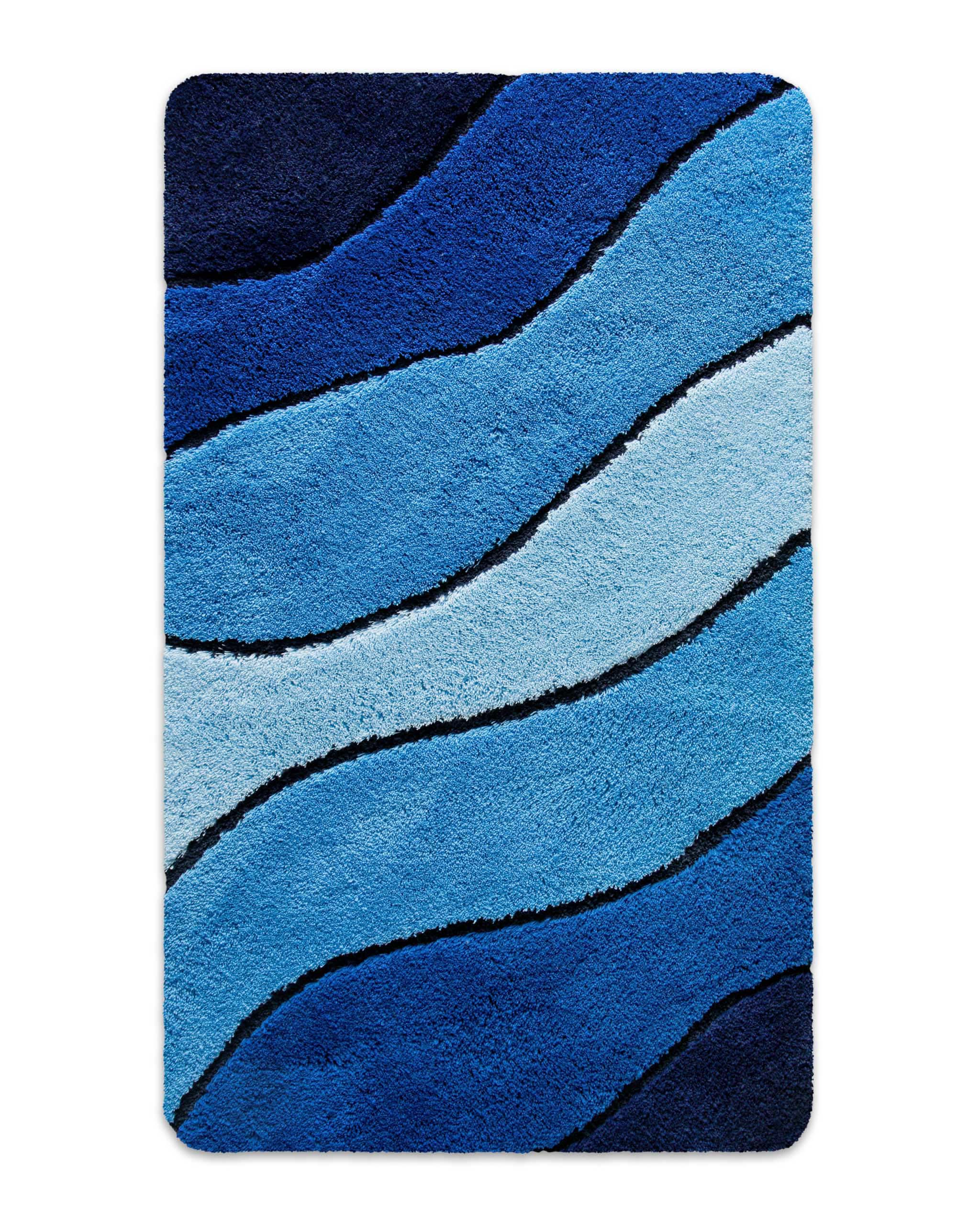 Badteppich Blau Multi "Monte Cavo" Homie Living