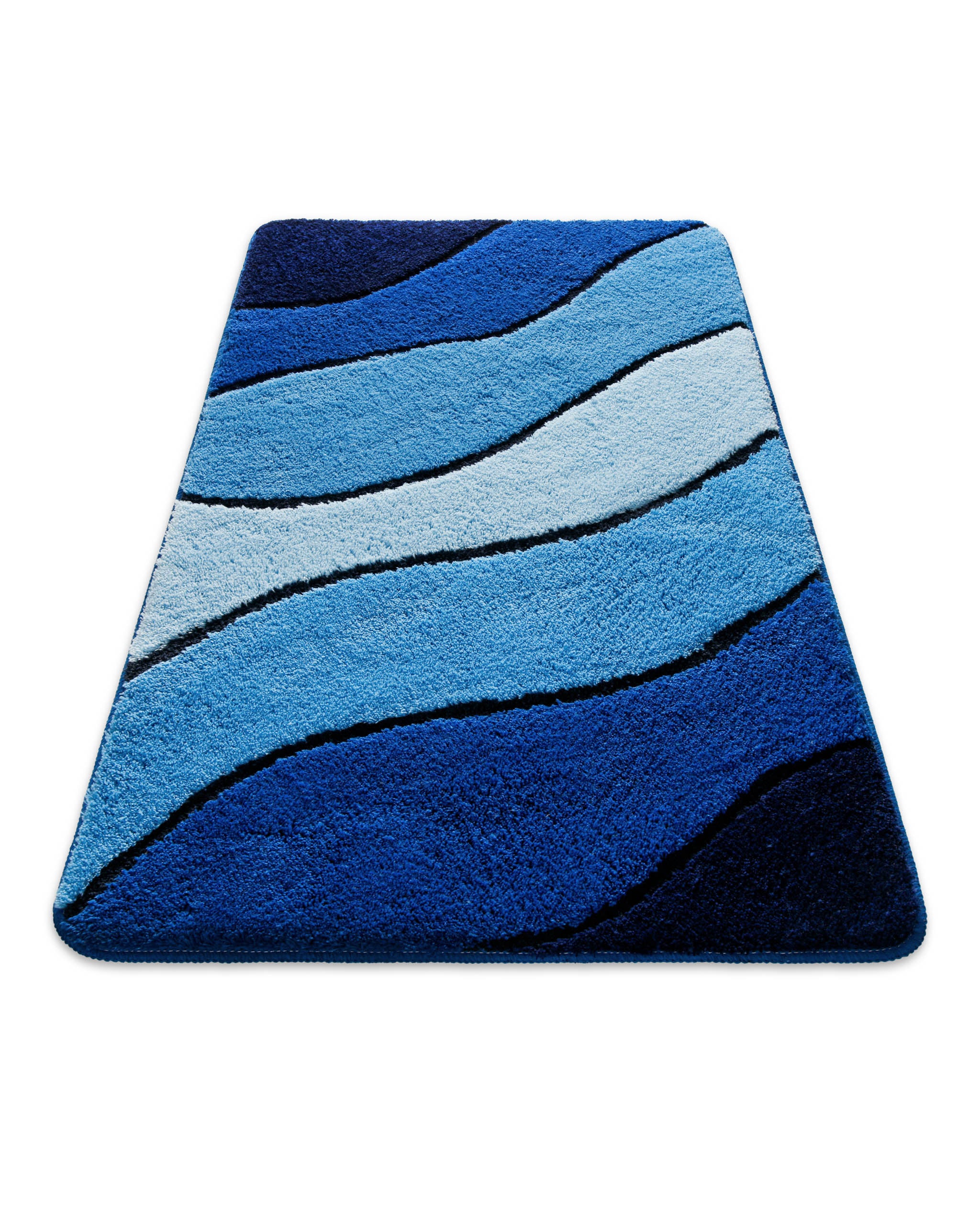 Badteppich Blau Multi "Monte Cavo" Homie Living